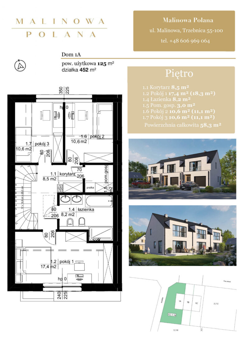 Malinowa Polana 1A pietro